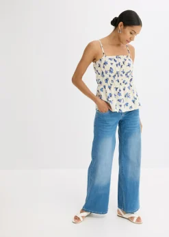 Best Vaqueros de pernera ancha, low waist Mujer Tallas Pequeñas