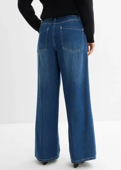 Best Vaqueros de pernera ancha, mid waist Mujer Vaqueros|Tallas Pequeñas