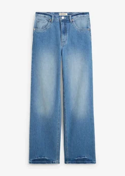 Vaqueros de pernera ancha, high waist Mujer Vaqueros