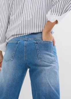 Vaqueros de pernera ancha, high waist Mujer Vaqueros