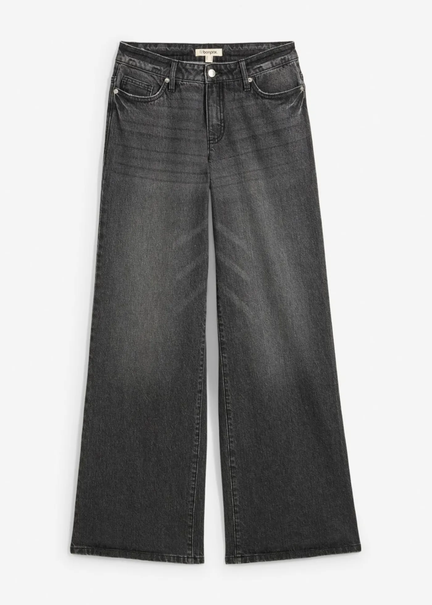 Online Vaqueros de pernera ancha, mid waist, largo completo y low stretch Mujer Vaqueros