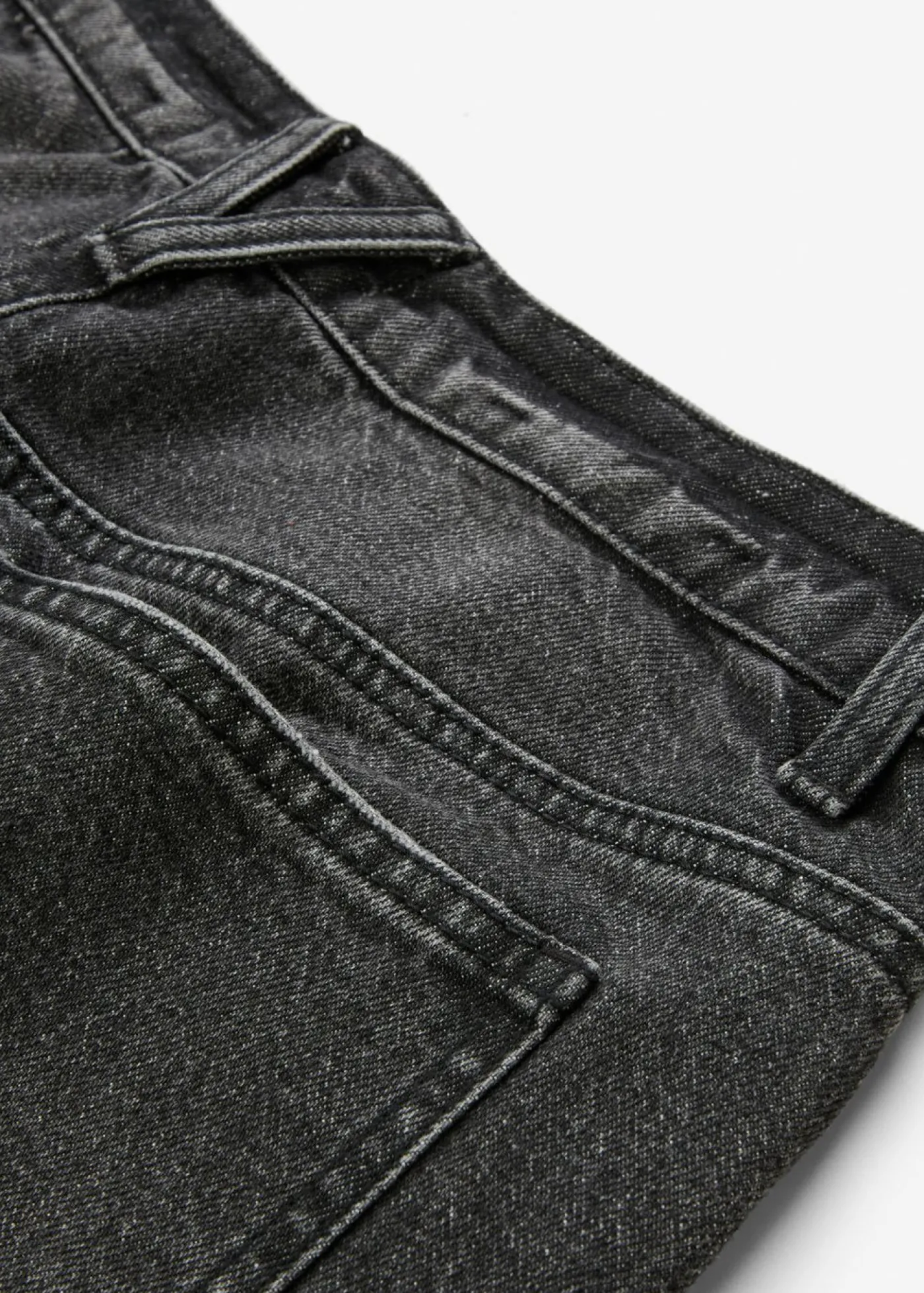 Online Vaqueros de pernera ancha, mid waist, largo completo y low stretch Mujer Vaqueros