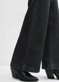 Clearance Vaqueros de pernera ancha, mid waist, largo completo Mujer Vaqueros