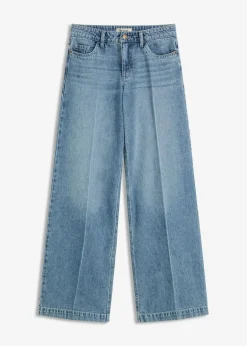 Discount Vaqueros de pernera ancha, mid waist, largo completo y low stretch Mujer Vaqueros|Tallas Pequeñas