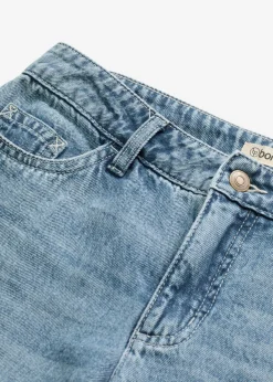 Discount Vaqueros de pernera ancha, mid waist, largo completo y low stretch Mujer Vaqueros|Tallas Pequeñas