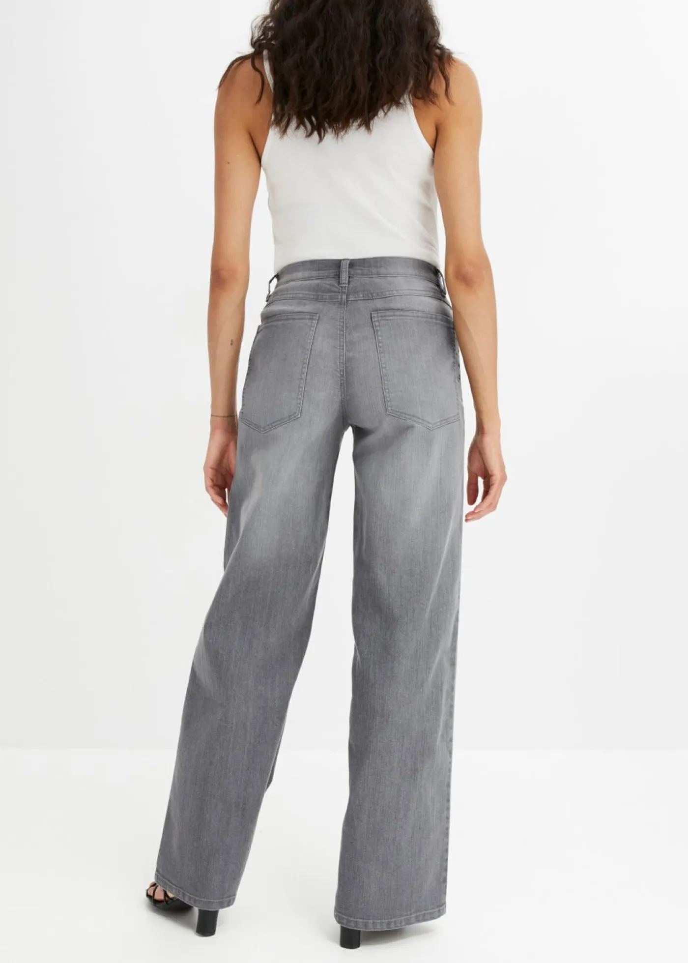 Clearance Vaqueros de pernera ancha, high waist Mujer Vaqueros|Tallas Pequeñas