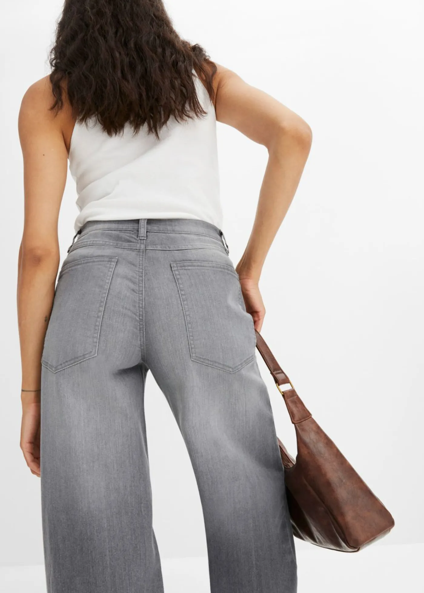 Clearance Vaqueros de pernera ancha, high waist Mujer Vaqueros|Tallas Pequeñas