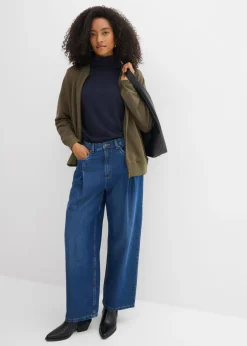 Vaqueros de pernera ancha, high waist Mujer Vaqueros