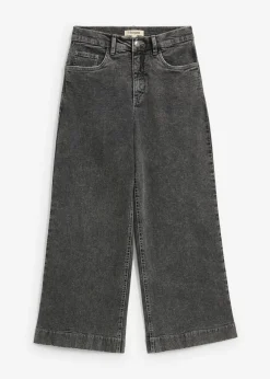 Clearance Vaqueros de pernera ancha, high waist, cropped Mujer Vaqueros