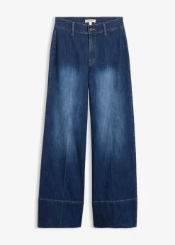 Online Vaqueros de pernera ancha, high waist Mujer Tallas Pequeñas