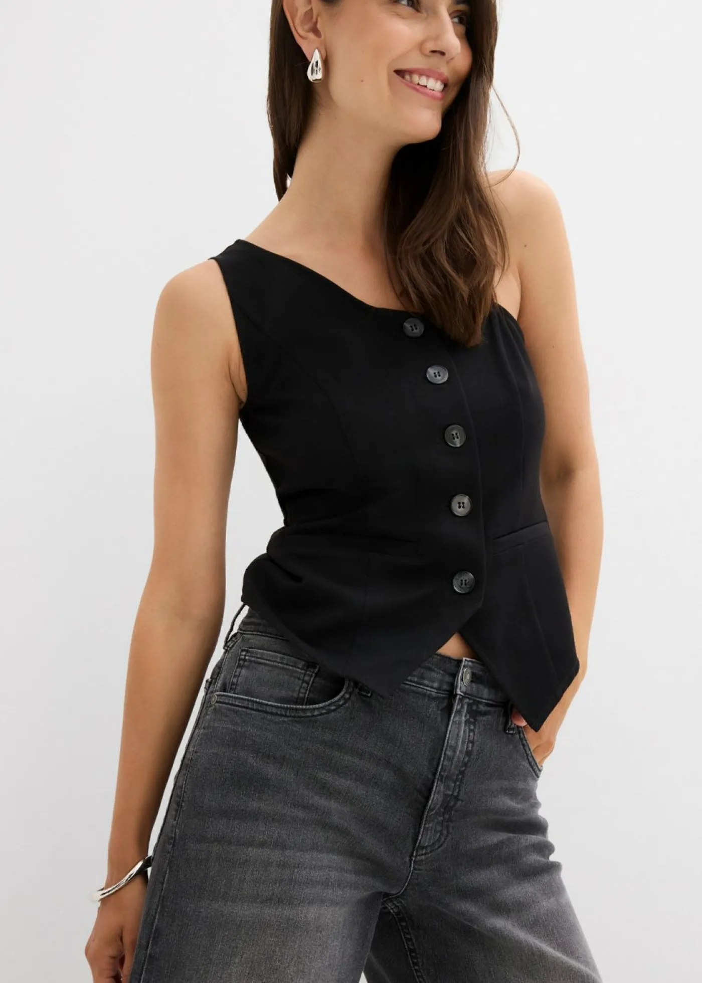 Hot Vaqueros de pernera ancha, high waist Mujer Vaqueros|Tallas Pequeñas