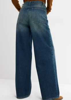 Discount Vaqueros de pernera ancha, high waist Mujer Vaqueros