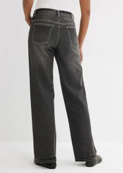 Sale Vaqueros de pernera ancha, high waist Mujer Vaqueros