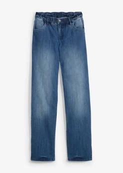 Outlet Vaqueros de pernera ancha, high waist, cintura cómoda Mujer Vaqueros