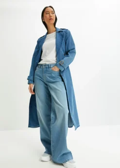 Best Vaqueros de pernera ancha, mid waist, elástico Mujer Vaqueros