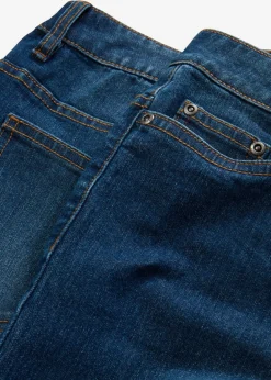 Vaqueros de pernera ancha, mid waist, elástico Mujer Tallas Pequeñas