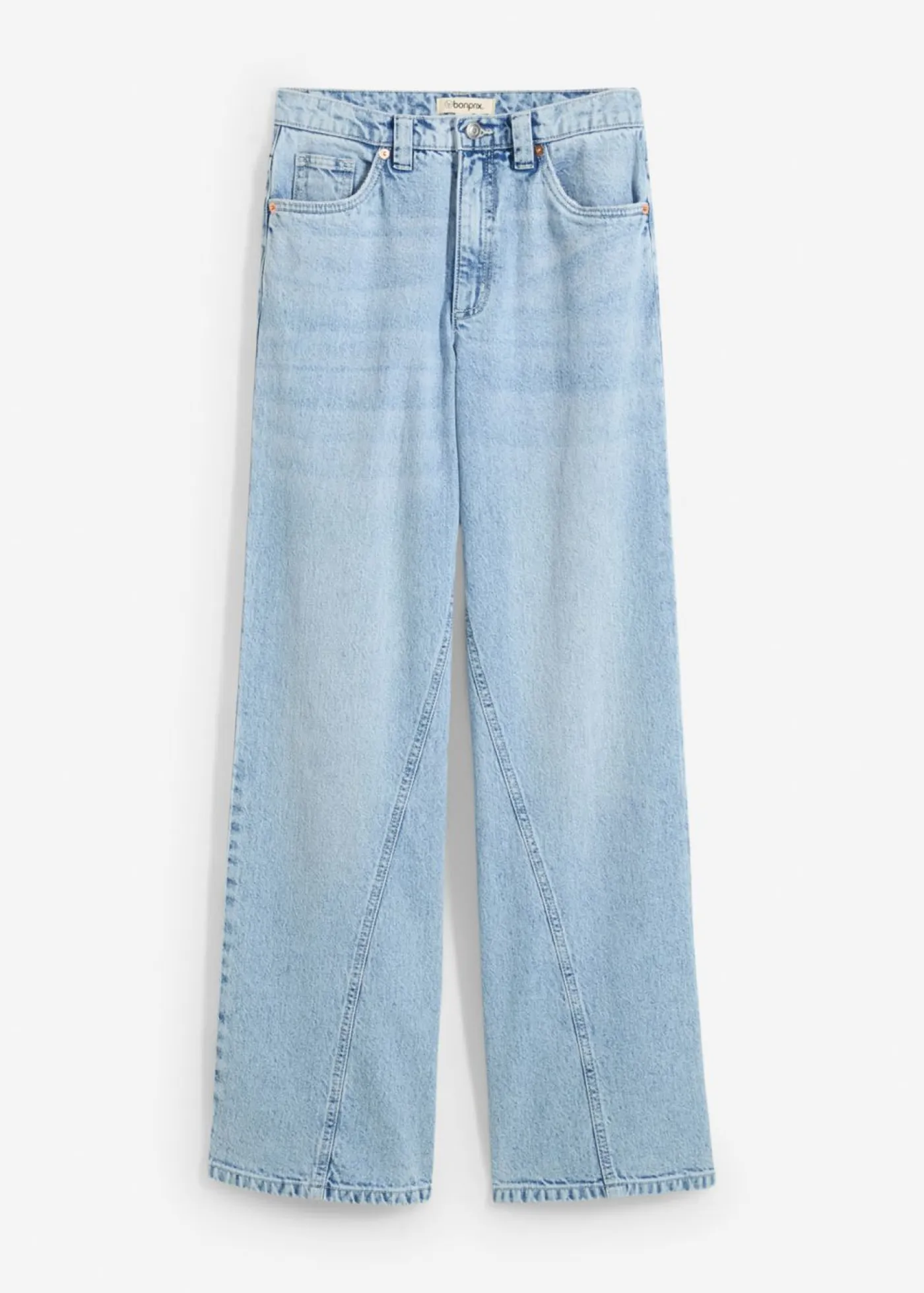 New Vaqueros de pernera ancha, high waist, low stretch Mujer Vaqueros