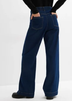 Sale Vaqueros de pernera ancha, high waist Mujer Vaqueros|Tallas Pequeñas
