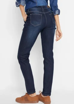 Best Vaqueros elásticos con corte boyfriend y talle medio Mujer Vaqueros