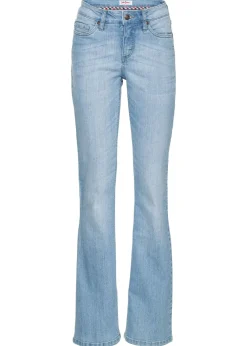 Online Vaqueros elásticos con corte bootcut y talle medio Mujer Vaqueros