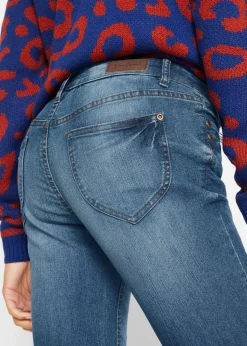 Best Vaqueros elásticos con corte bootcut y talle medio Mujer Vaqueros