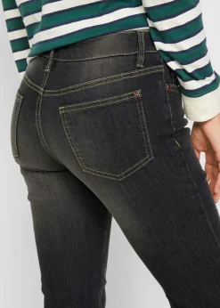 Hot Vaqueros elásticos con corte bootcut y talle medio Mujer Vaqueros