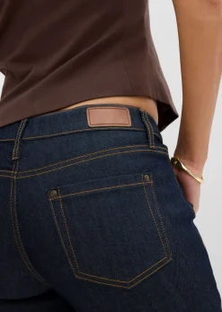 Online Vaqueros elásticos con corte bootcut y talle medio Mujer Vaqueros|Tallas Pequeñas