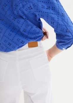 Vaqueros elásticos de corte ancho Mujer Vaqueros