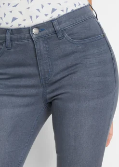 Vaqueros elásticos de corte capri Mujer Vaqueros