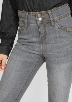 Hot Vaqueros elásticos de corte slim y talle alto Mujer Vaqueros|Tallas Pequeñas