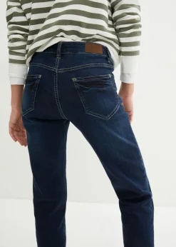 Best Vaqueros elásticos tipo boyfriend con cintura media Mujer Vaqueros