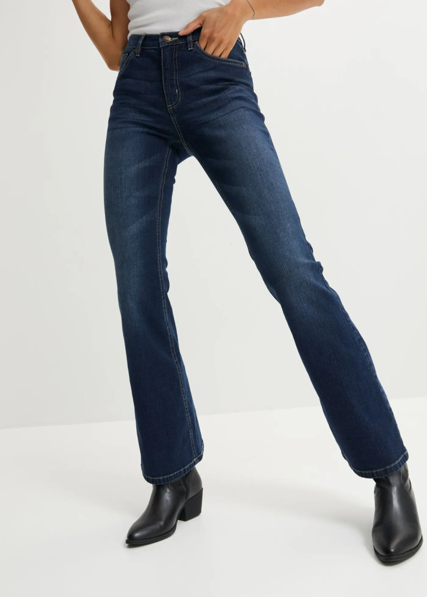 New Vaqueros flared high waist Mujer Vaqueros