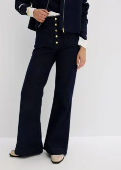 Outlet Vaqueros flared, high waist Mujer Vaqueros
