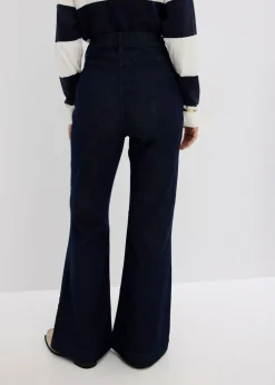 Outlet Vaqueros flared, high waist Mujer Vaqueros