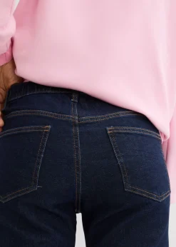 Outlet Vaqueros holgados con talle medio y corte recto Mujer Vaqueros|Tallas Pequeñas