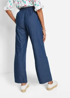 Discount Vaqueros ligeros con cinturilla cómoda y corte holgado Mujer Vaqueros