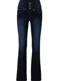 Hot Vaqueros moldeadores con corte bootcut y talle alto Mujer Vaqueros