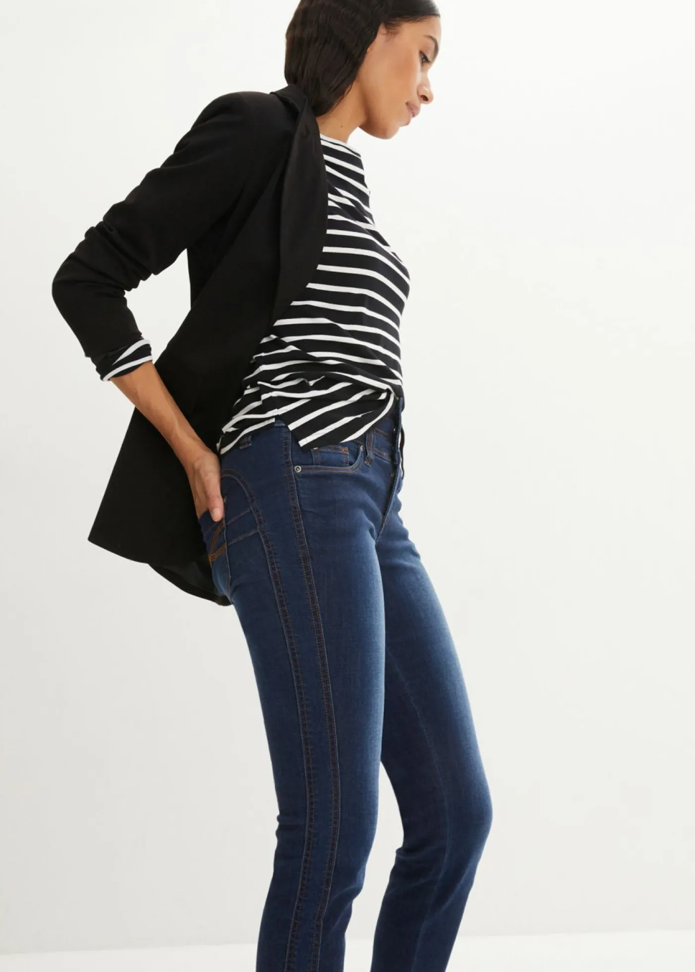 Discount Vaqueros moldeadores de talle alto con corte ajustado Mujer Vaqueros