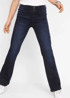 Online Vaqueros moldeadores y suaves con corte bootcut y talle alto Mujer Vaqueros|Tallas Pequeñas