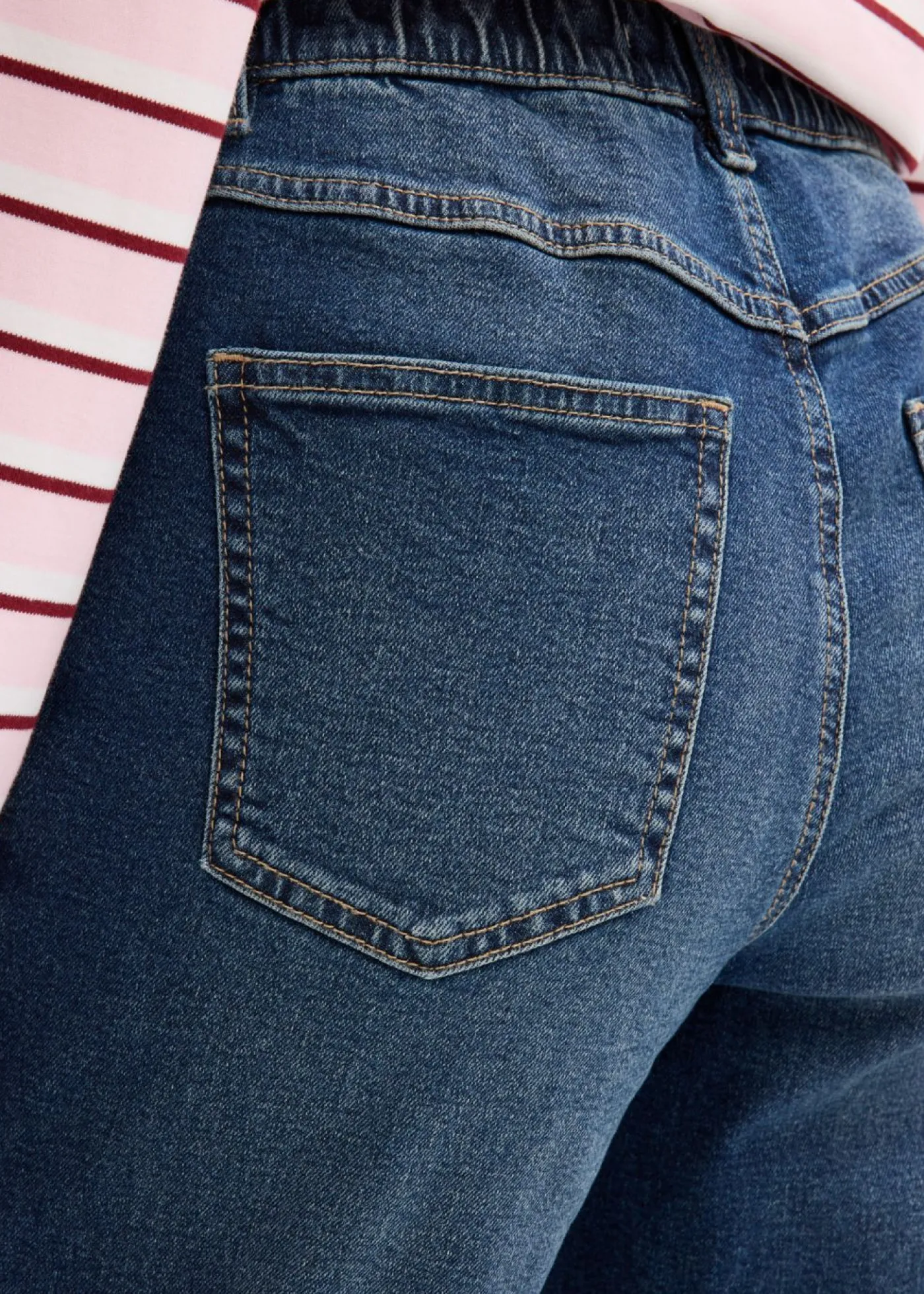Online Vaqueros mom, high waist, cropped Mujer Tallas Pequeñas