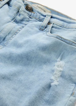 Online Vaqueros mom, high waist, con efecto roto Mujer Vaqueros