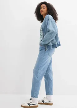 Vaqueros mom, high waist, cropped Mujer Vaqueros