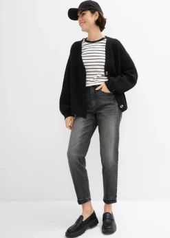 Clearance Vaqueros mom, high waist, low stretch, cropped Mujer Vaqueros