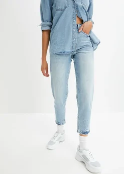 Best Vaqueros mom, high waist, low stretch, cropped Mujer Vaqueros