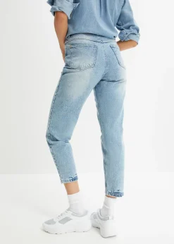 Best Vaqueros mom, high waist, low stretch, cropped Mujer Vaqueros