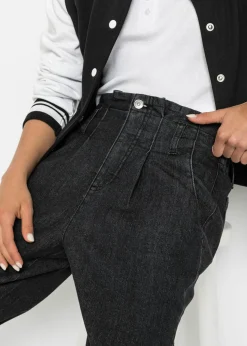 Outlet Vaqueros mom, talle alto, elásticos Mujer Vaqueros