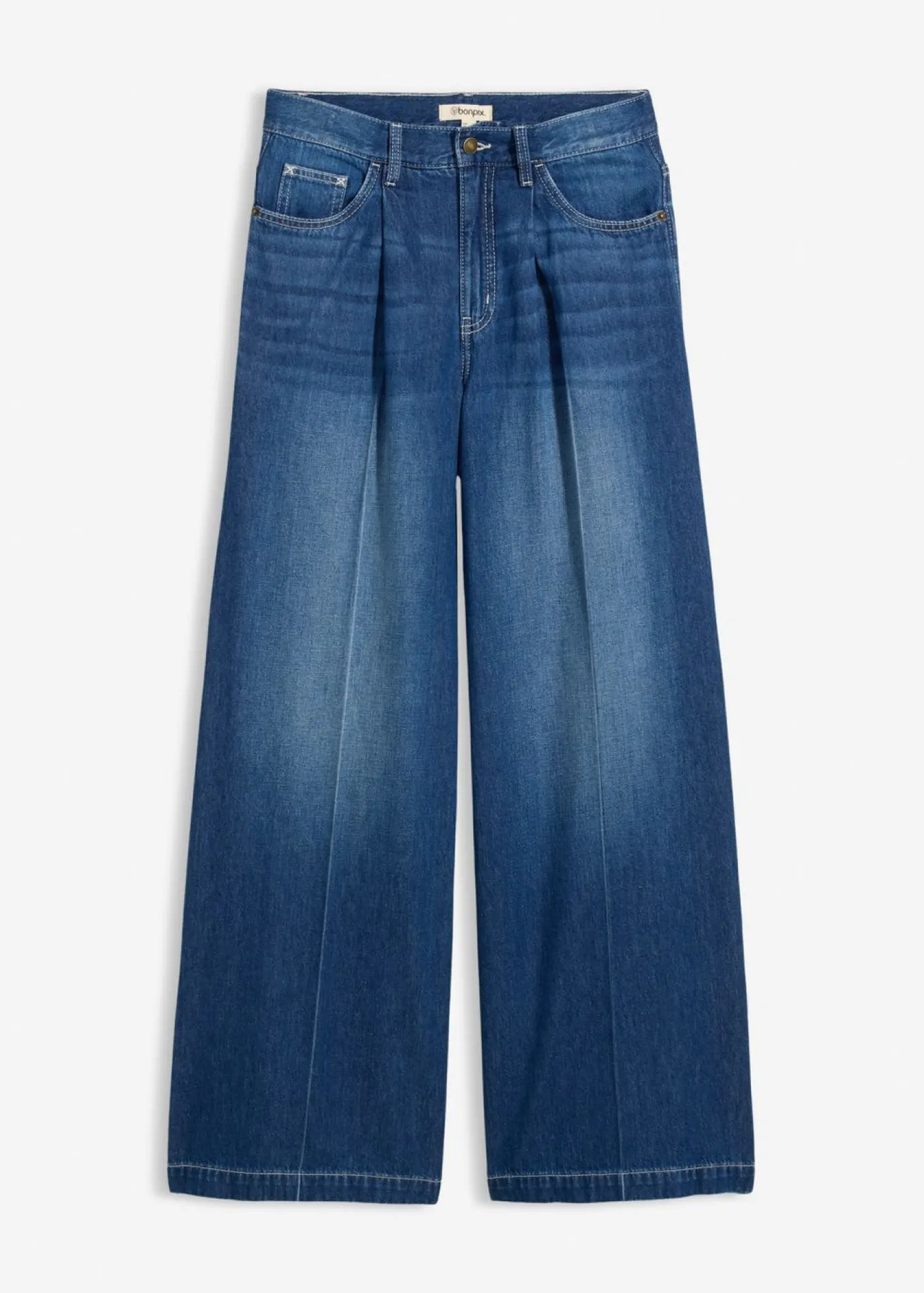 Hot Vaqueros palazzo, super wide, de algodón Mujer Vaqueros