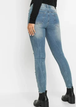 Clearance Vaqueros pitillo de talle medio Mujer Vaqueros