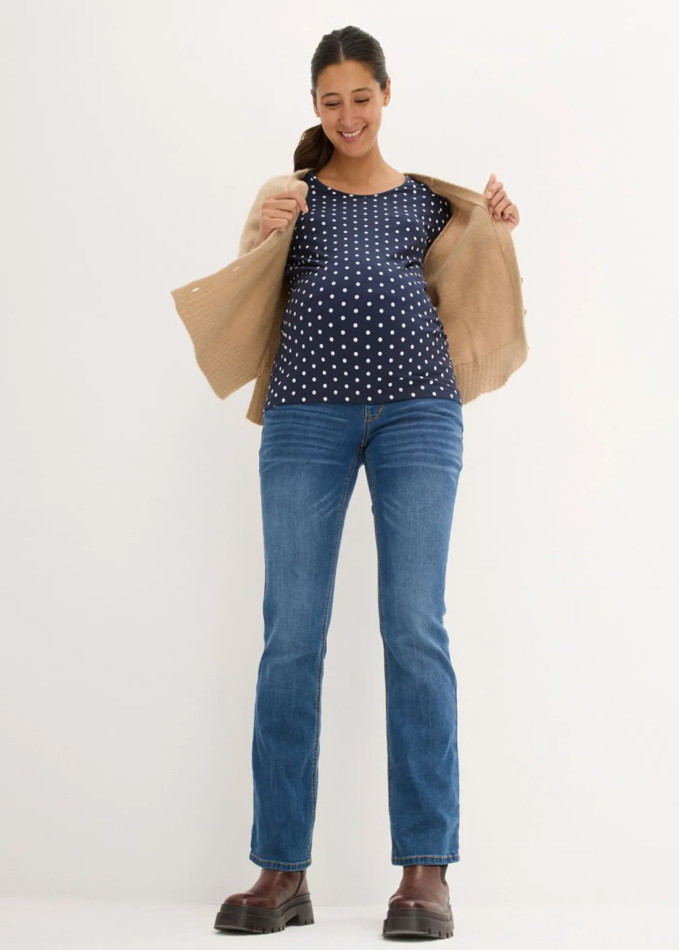 Best Vaqueros premamá con corte bootcut Mujer Tallas Pequeñas