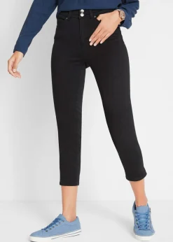 Discount Vaqueros rectos con talle medio y cintura cómoda Mujer Vaqueros